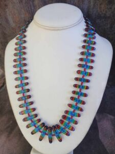 double rainbow necklace