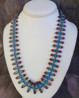 double rainbow necklace