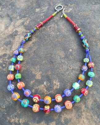 bright spirals.double strand